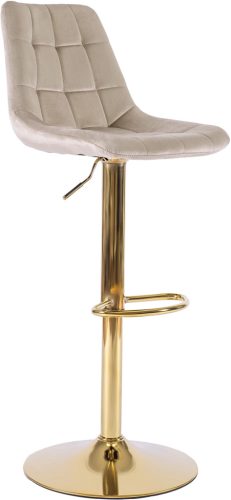 Scaun bar ARCOS bej catifea
