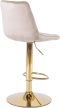 Scaun bar ARCOS bej catifea