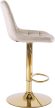 Scaun bar ARCOS bej catifea