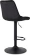 Scaun bar ARCOS 2 negru catifea