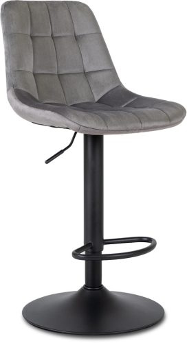 Scaun bar ARCOS 2 gri catifea