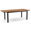 Masă grădină ARGOS 140-180 cm, stejar-negru