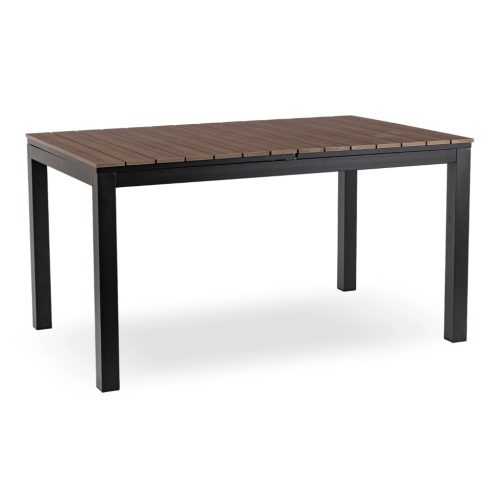 Masă grădină ARGOS 140-180 cm, nuc-negru