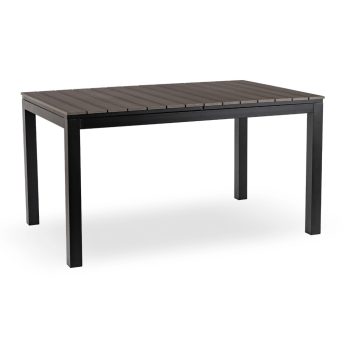 Masă grădină ARGOS 140-180 cm, stejar gri închis-negru