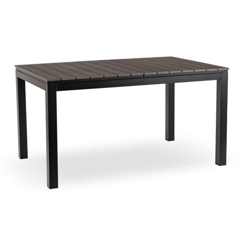 Masă grădină ARGOS 140-180 cm, stejar gri închis-negru
