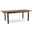 Masă grădină ARGOS 160-210 cm, stejar-negru
