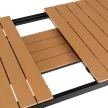Masă grădină ARGOS 160-260 cm, stejar-negru