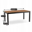 Masă grădină ARGOS 160-260 cm, stejar-negru