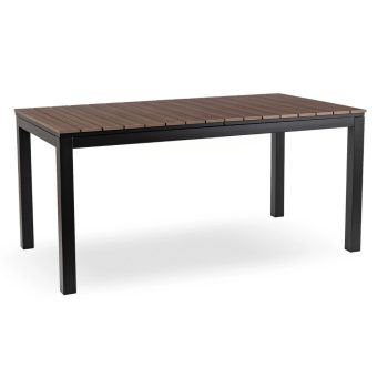 Masă grădină ARGOS 160-260 cm, nuc-negru