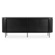 Comodă 200 cm, patru uși, culoare negru BECK