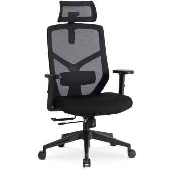 Scaun rotativ ergonomic culoare negru BENTO
