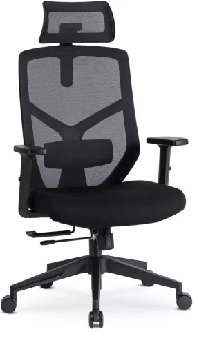 Scaun rotativ ergonomic culoare negru BENTO