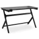 Birou gaming 120 cm, finisaj negru BLECK