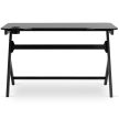 Birou gaming 120 cm, finisaj negru BLECK