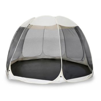 Pavilion de grădină 395 cm bej/negru – CAMA