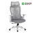 Set 2 scaune rotative ergonomice culoare gri CARET