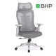 Set 2 scaune rotative ergonomice culoare gri CARET
