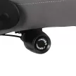 Scaun rotativ gri, tapițat cu velur COMFORT