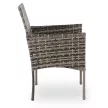Set 2 scaune de grădină gri – CORTO