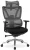 Fotoliu rotativ DELSIN ergonomic negru cu suport picioare