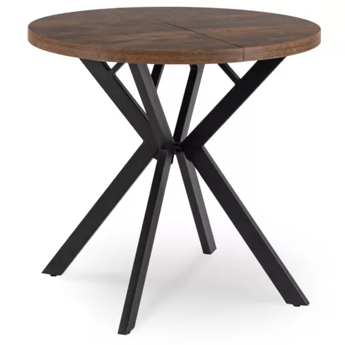Masă extensibilă DORIAN 80-160 cm stejar rustic/negru