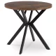 Masă extensibilă DORIAN 80-160 cm stejar rustic/negru