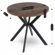 Masă extensibilă DORIAN 80-160 cm stejar rustic/negru
