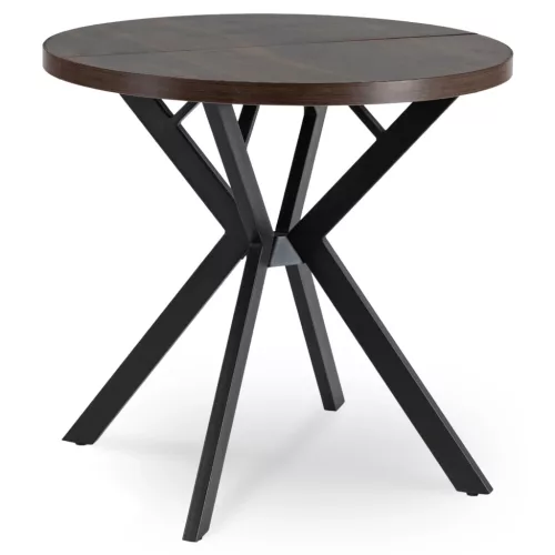 Masă extensibilă DORIAN 80-160 cm nuc/negru