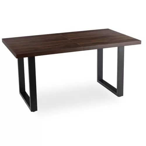 Masă extensibilă EDWIN 160-260 cm, nuc-negru