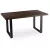 Masă extensibilă EDWIN 160-260 cm, nuc-negru