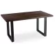 Masă extensibilă EDWIN 160-260 cm, nuc-negru