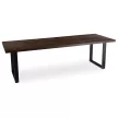 Masă extensibilă EDWIN 160-260 cm, nuc-negru