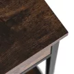 Consolă pentru hol cu sertare și poliță, 100 cm, stejar rustic/negru EVERLY