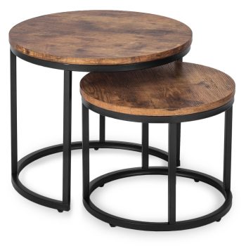 Set măsuță cafea FIGO stejar rustic