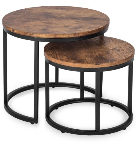 Set măsuță cafea FIGO stejar rustic