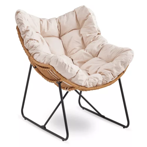 Fotoliu de relaxare culoare bej FIN