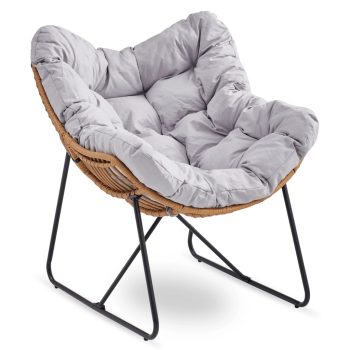 Fotoliu de relaxare culoare gri FIN