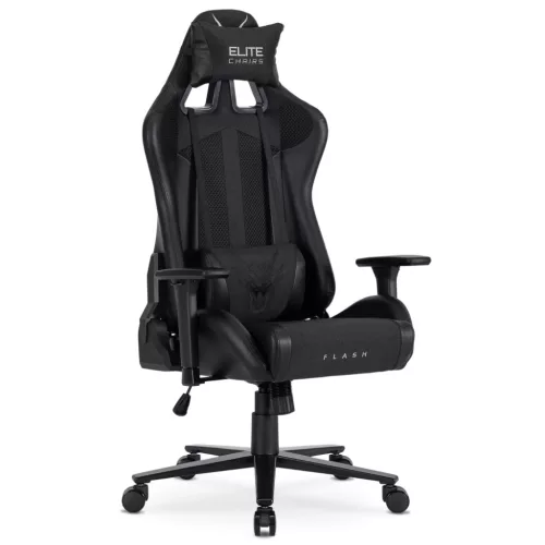 Scaun gaming rotativ culoare negru FLASH