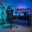 Scaun gaming rotativ culoare negru FLASH
