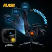 Scaun gaming rotativ culoare negru FLASH