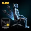 Scaun gaming rotativ culoare negru FLASH