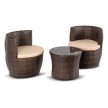 Set mobilier de grădină maro/bej – FRIO