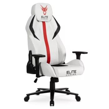 Scaun gaming rotativ culoare alb NEXON