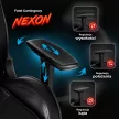 Scaun gaming rotativ culoare negru/alb NEXON