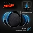 Scaun gaming rotativ culoare negru/alb NEXON