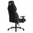 Scaun gaming rotativ culoare negru/galben NEXON
