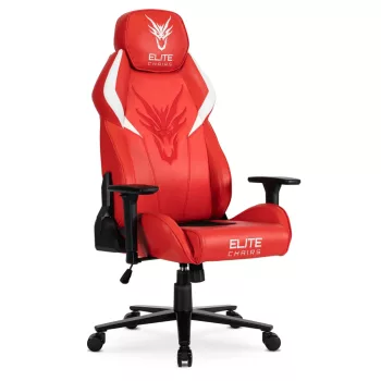 Scaun gaming rotativ culoare roșu NEXON