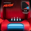 Scaun gaming rotativ culoare roșu NEXON