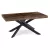 Masă extensibilă HAMPTON 160-240 cm stejar rustic/negru