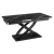 Masă extensibilă dining cu blat ceramic 160–240 cm, culoare negru IBIZA